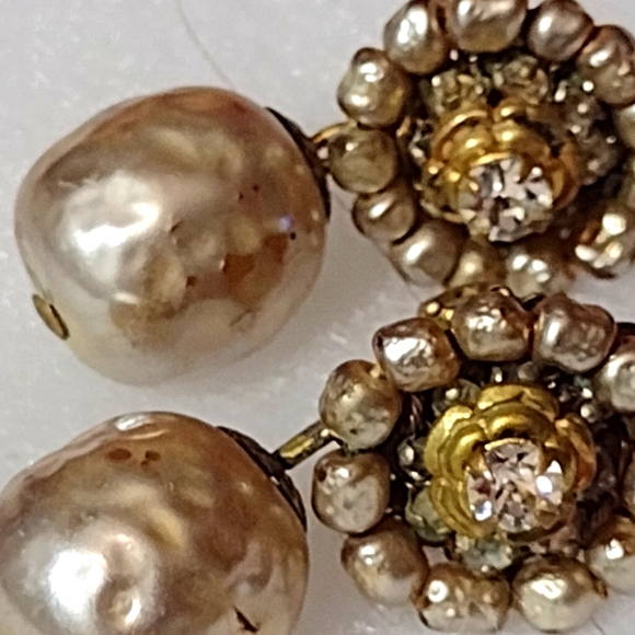 Miriam Haskell Signed Earrings - Picture 6 of 8